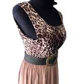 Camiseta Lycra Animal Print Sin Mangas